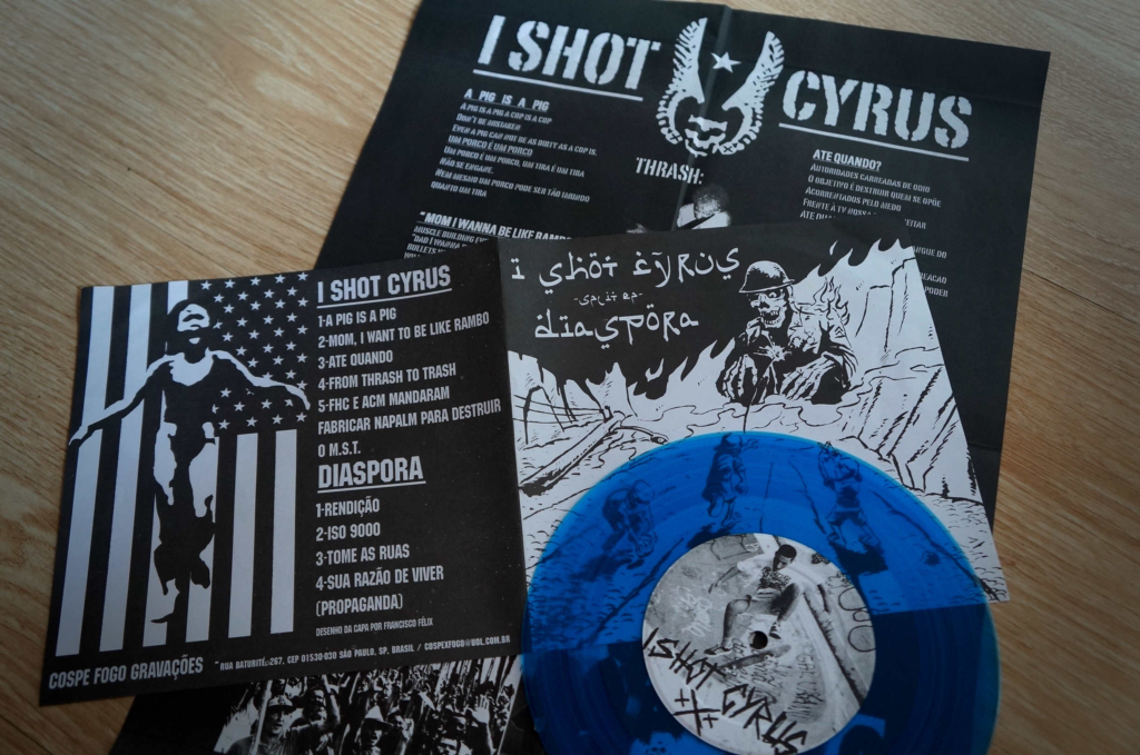 I Shot Cyrus / Diáspora split 7" (2002 Cospe Fogo Records)